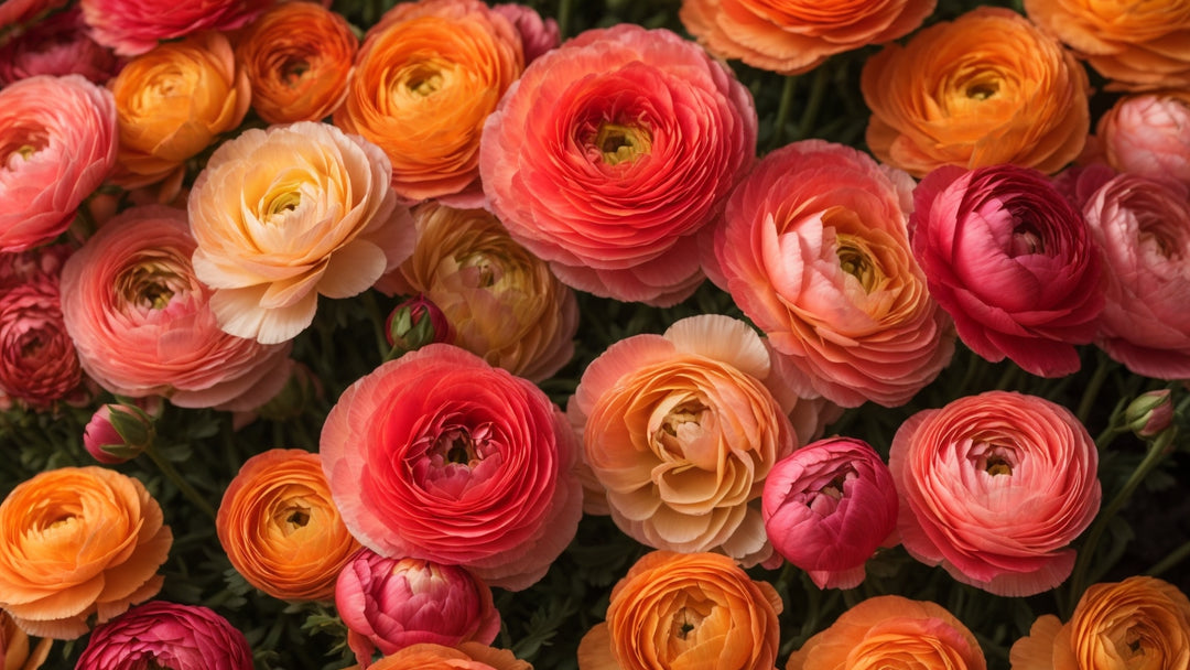 Colorscaping with Ranunculus! Peach Fuzz