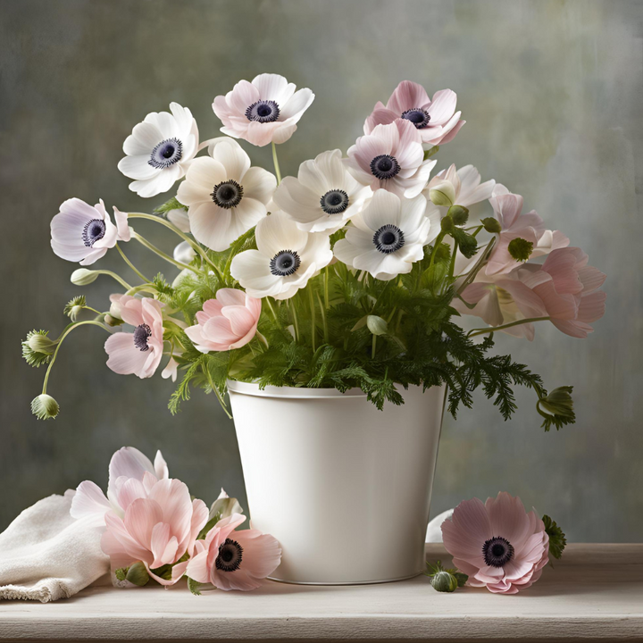 Galilee Pastel Anemone Mix; Pack of 10