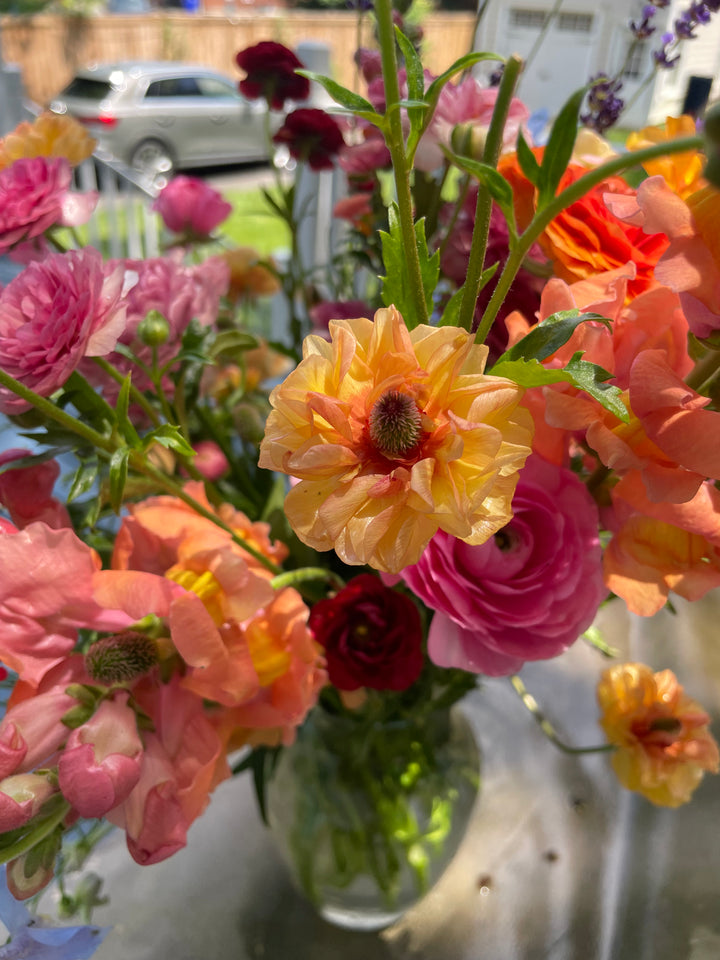 Orange Butterfly Ranunculus Phosphorus Bouquet